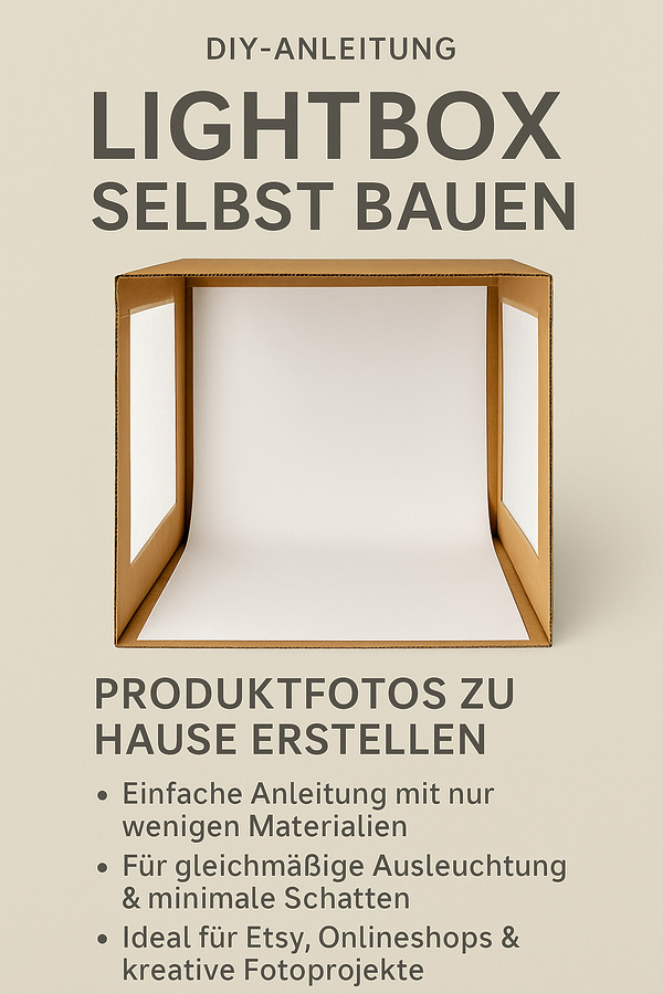 DIY-Anleitung: Lightbox selber bauen – professionelle Produktfotos selber machen 2 Lightbox selber bauen produktfotografie diy anleitung