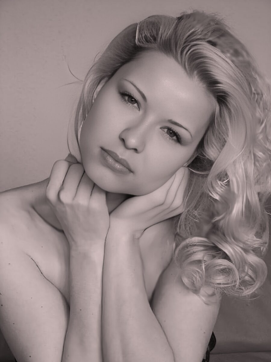 Portrait Fotoshooting mit Fotomodell Home Shooting Fotograf Olching